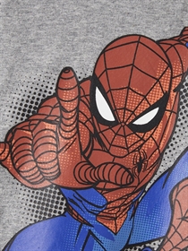 NAME IT Spider-Man Bluse Oktav Grey Melange